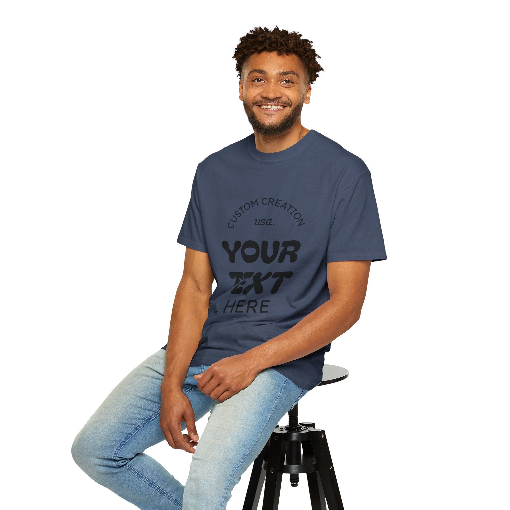 Custom Text T-Shirt — Personalized Graphic Tee (Add Your Text) - Image 63