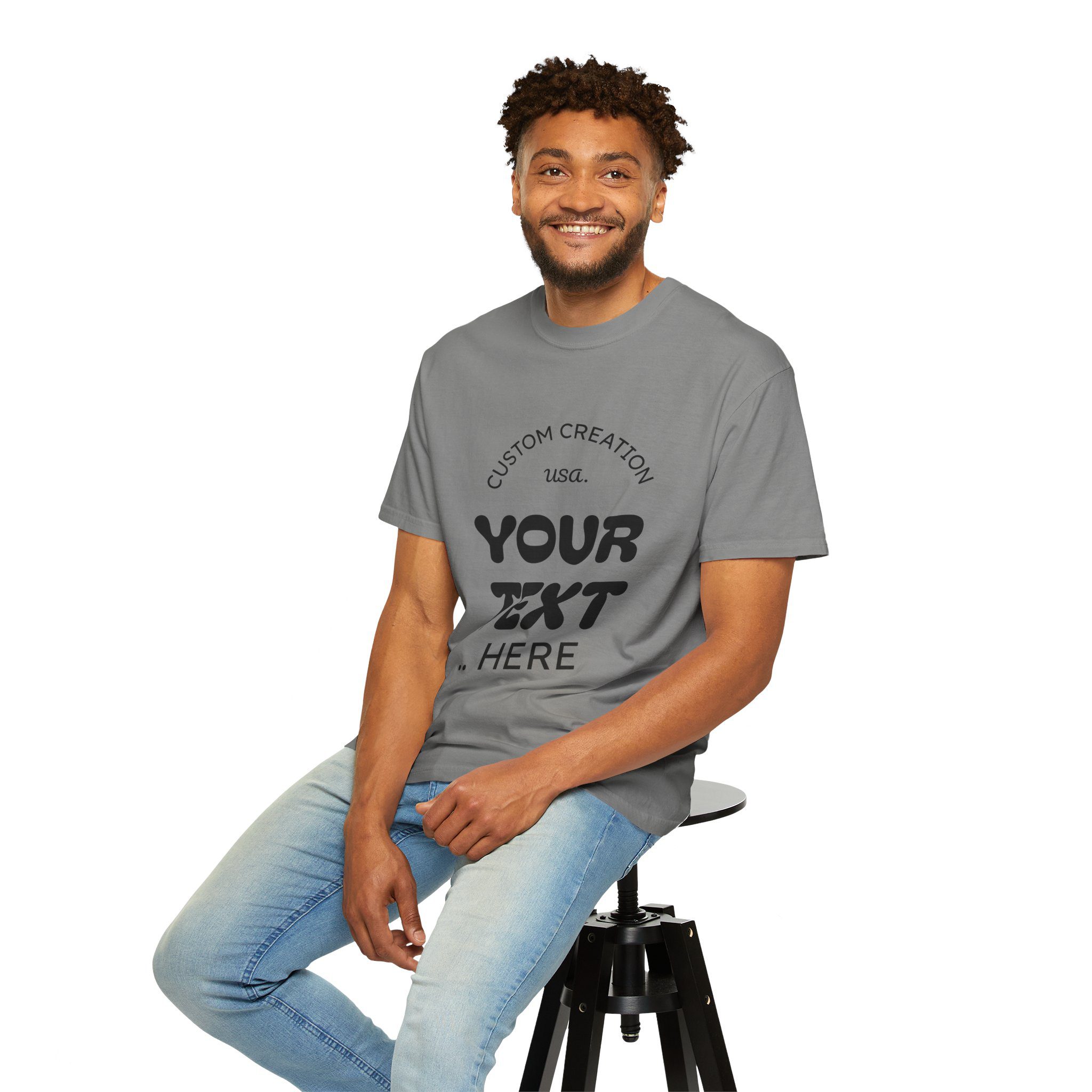 Custom Text T-Shirt — Personalized Graphic Tee (Add Your Text) - Image 35