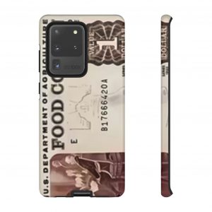 Phone Case – Vintage Food Stamp Collage Protective Cover