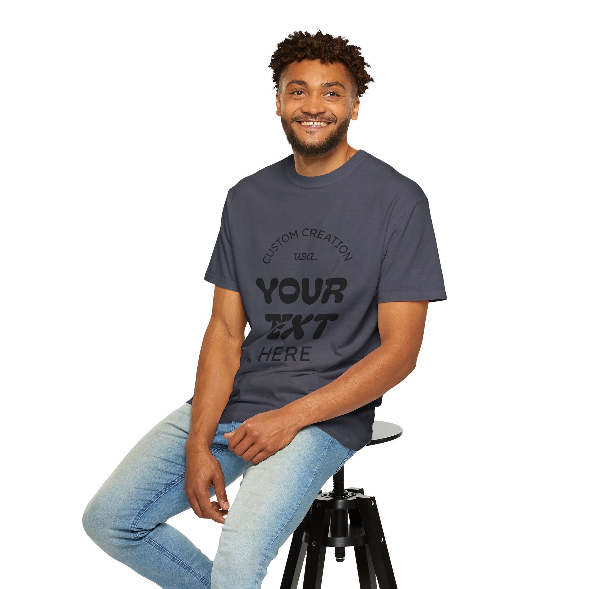 Custom Text T-Shirt — Personalized Graphic Tee (Add Your Text) - Image 70