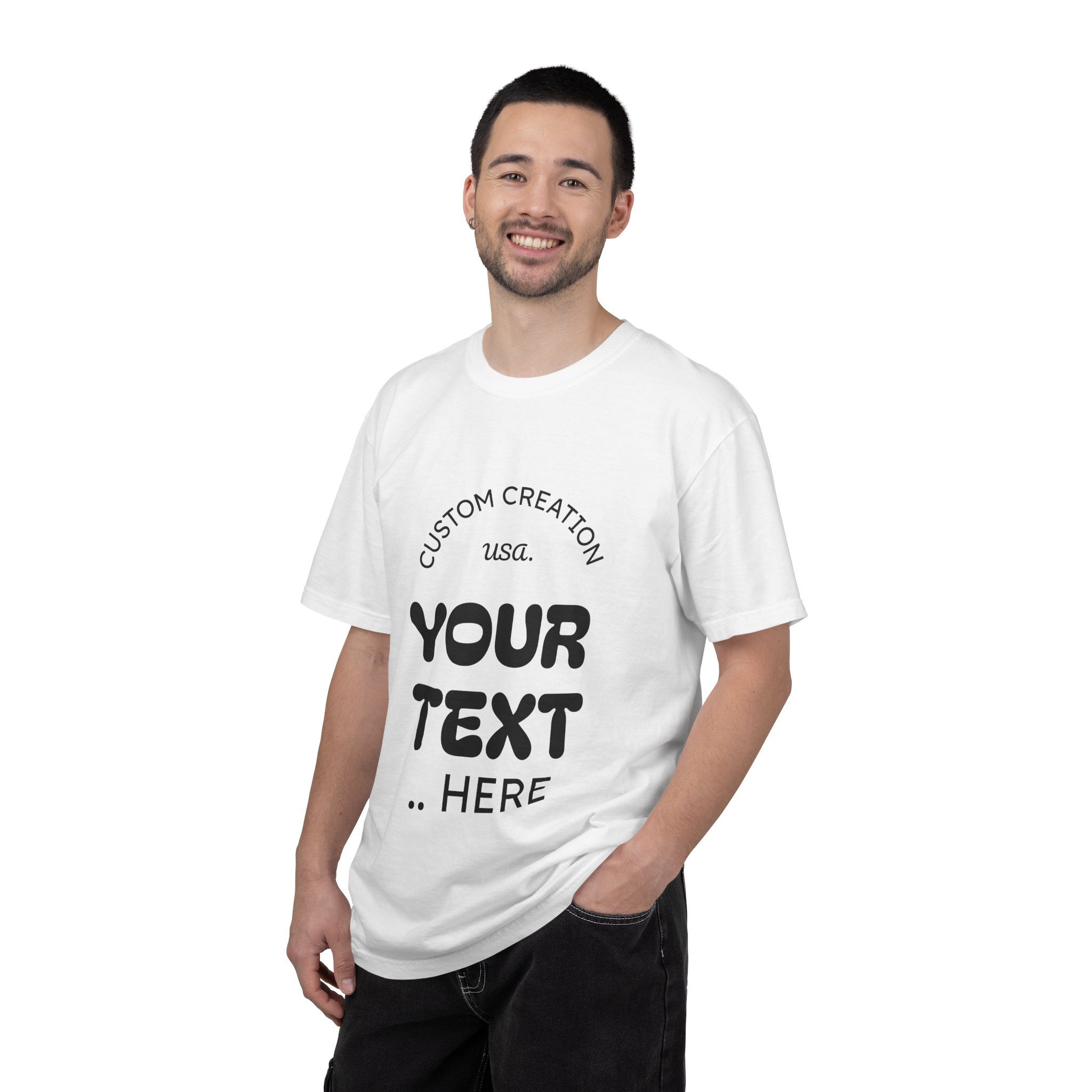 Custom Text T-Shirt — Personalized Graphic Tee (Add Your Text) - Image 13
