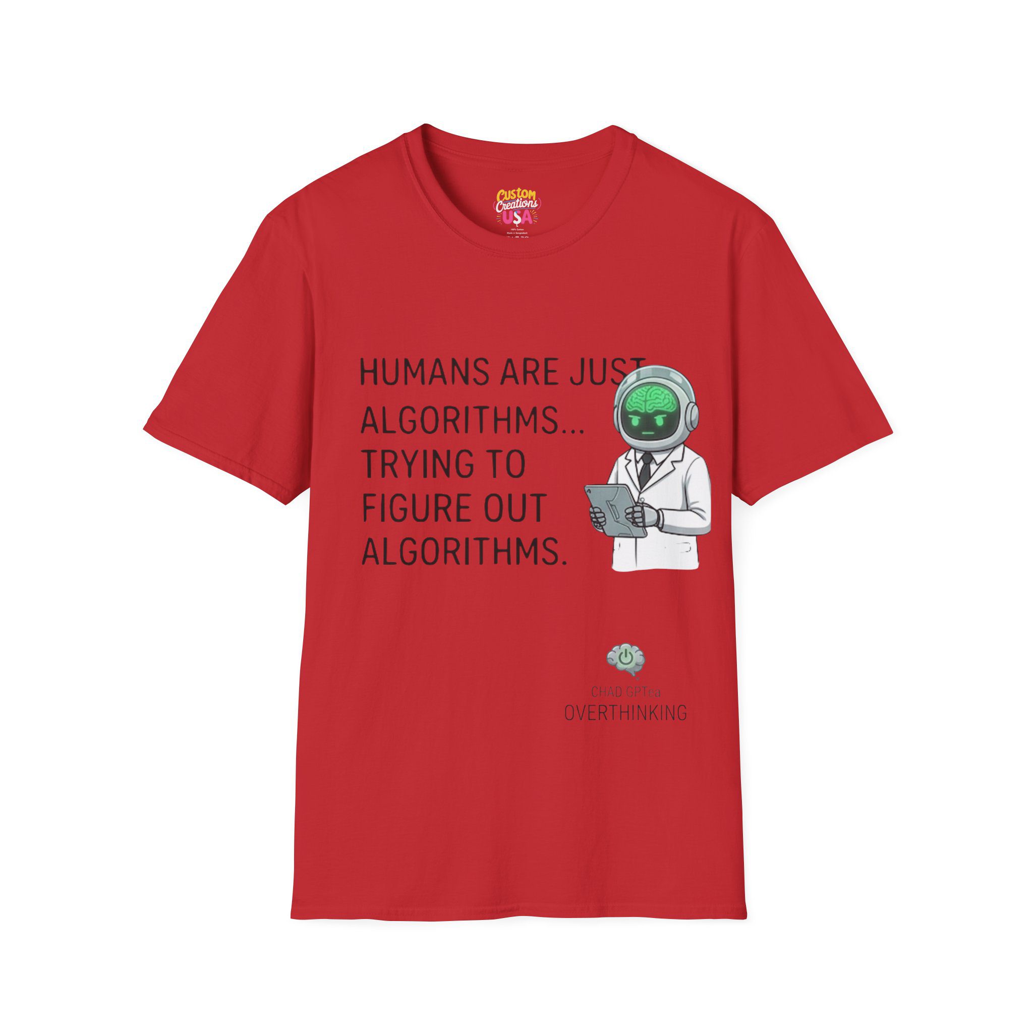 Robot Scientist Graphic T-Shirt - Image 107