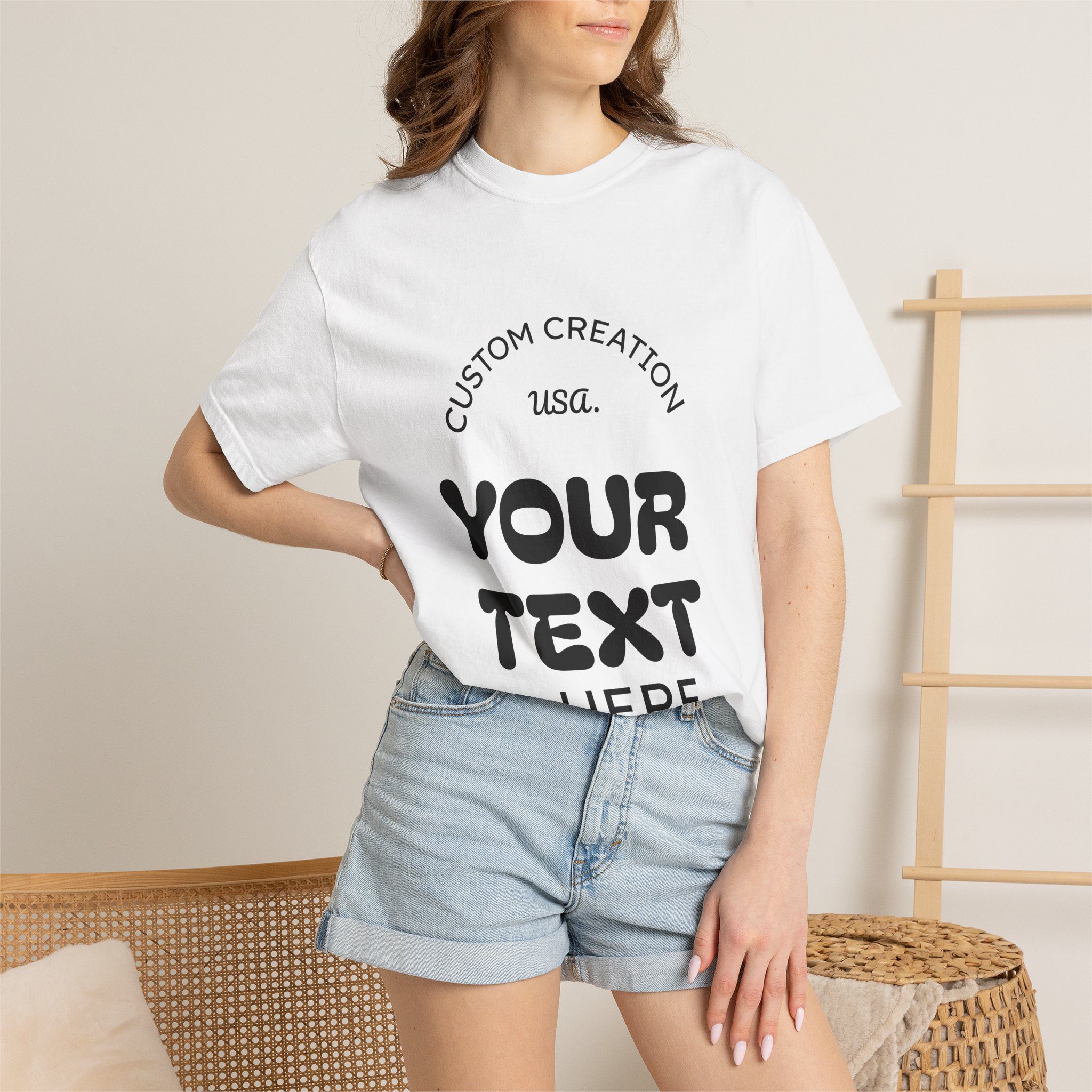 Custom Text T-Shirt — Personalized Graphic Tee (Add Your Text) - Image 11