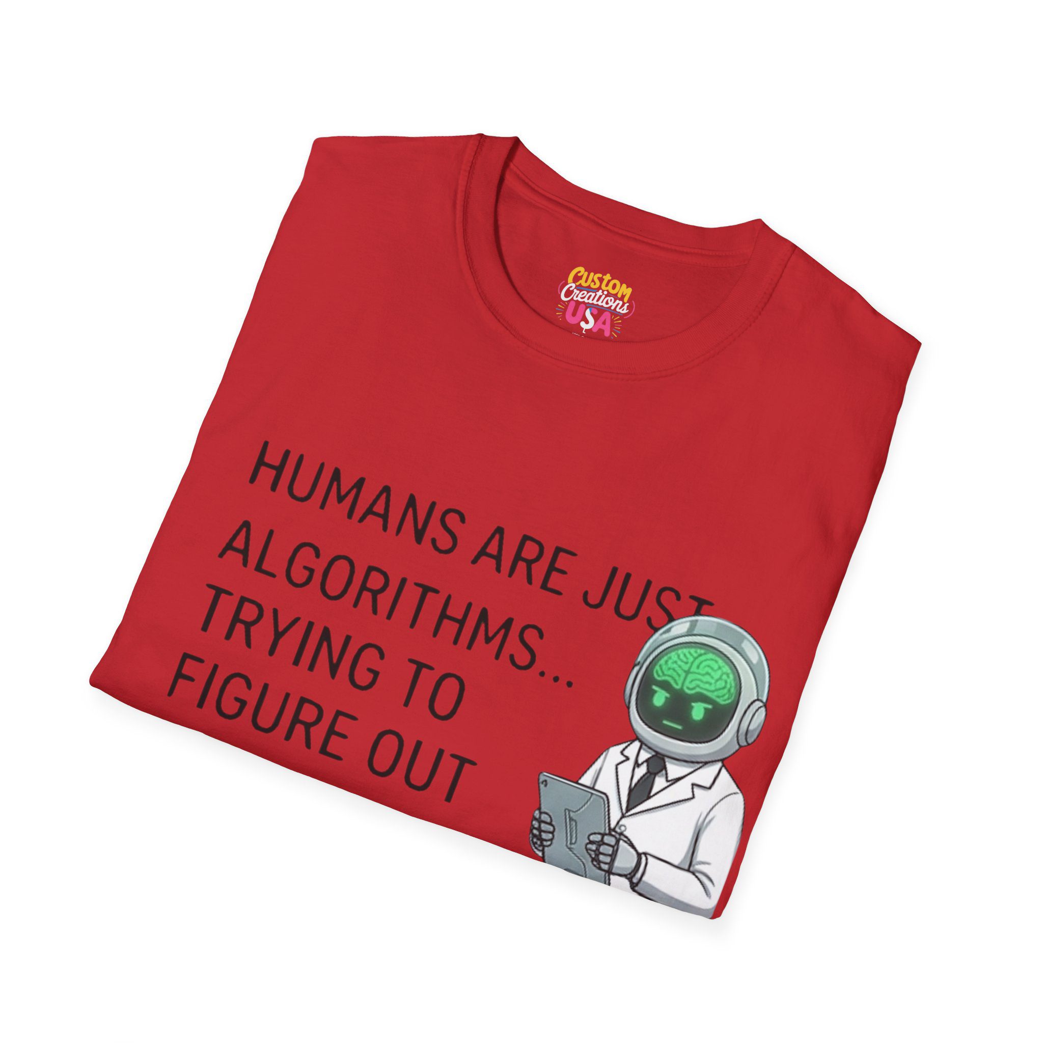 Robot Scientist Graphic T-Shirt - Image 111