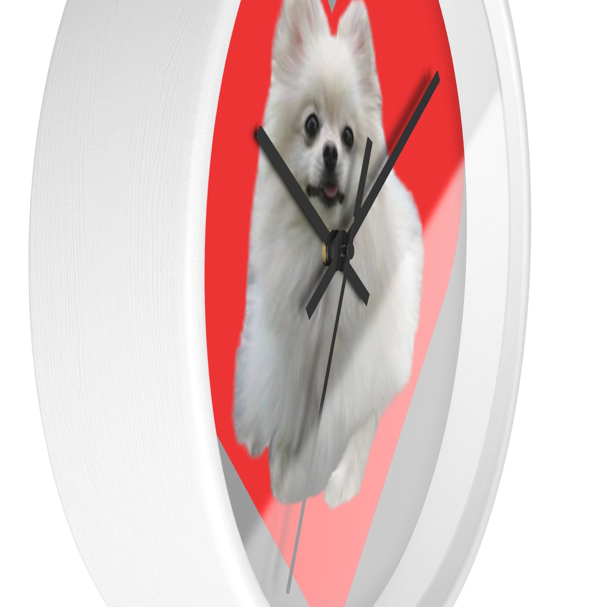 Pomeranian Heart Wall Clock - Image 8