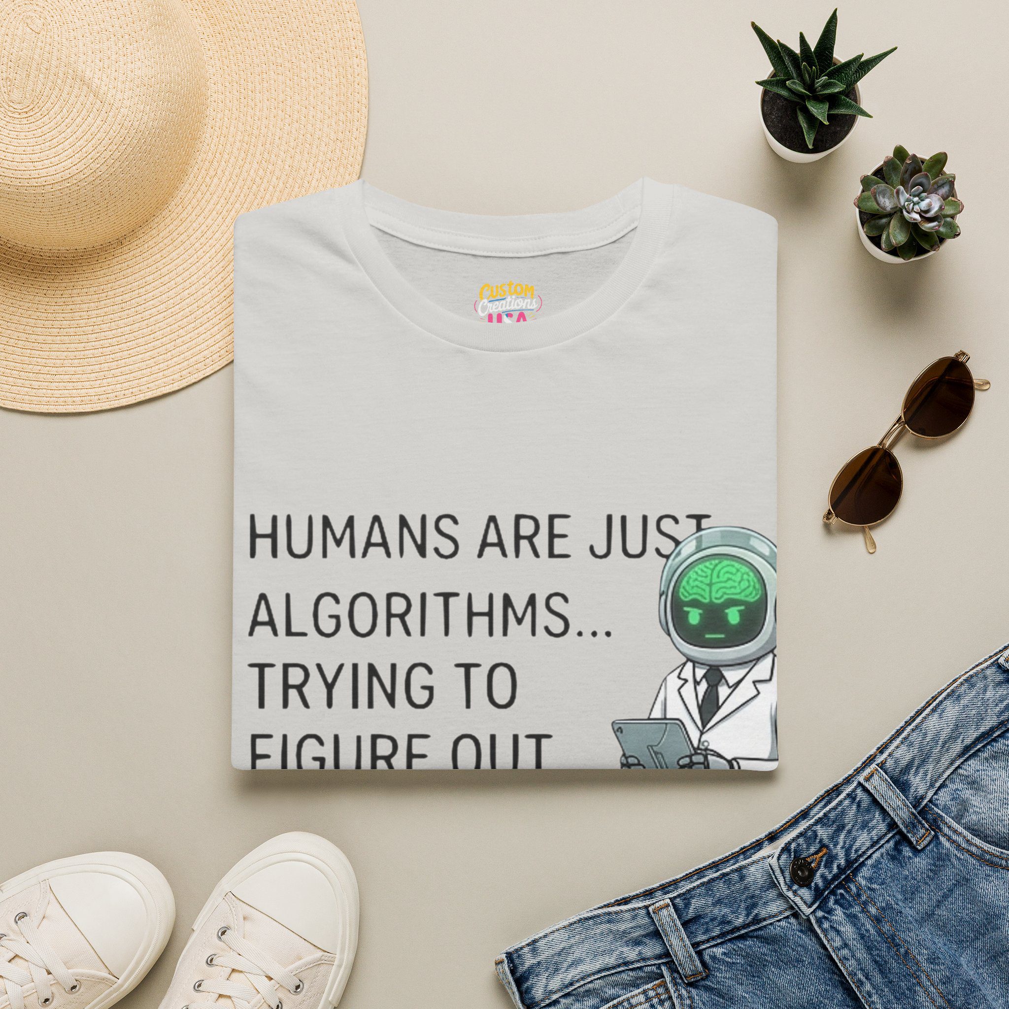 Robot Scientist Graphic T-Shirt - Image 40