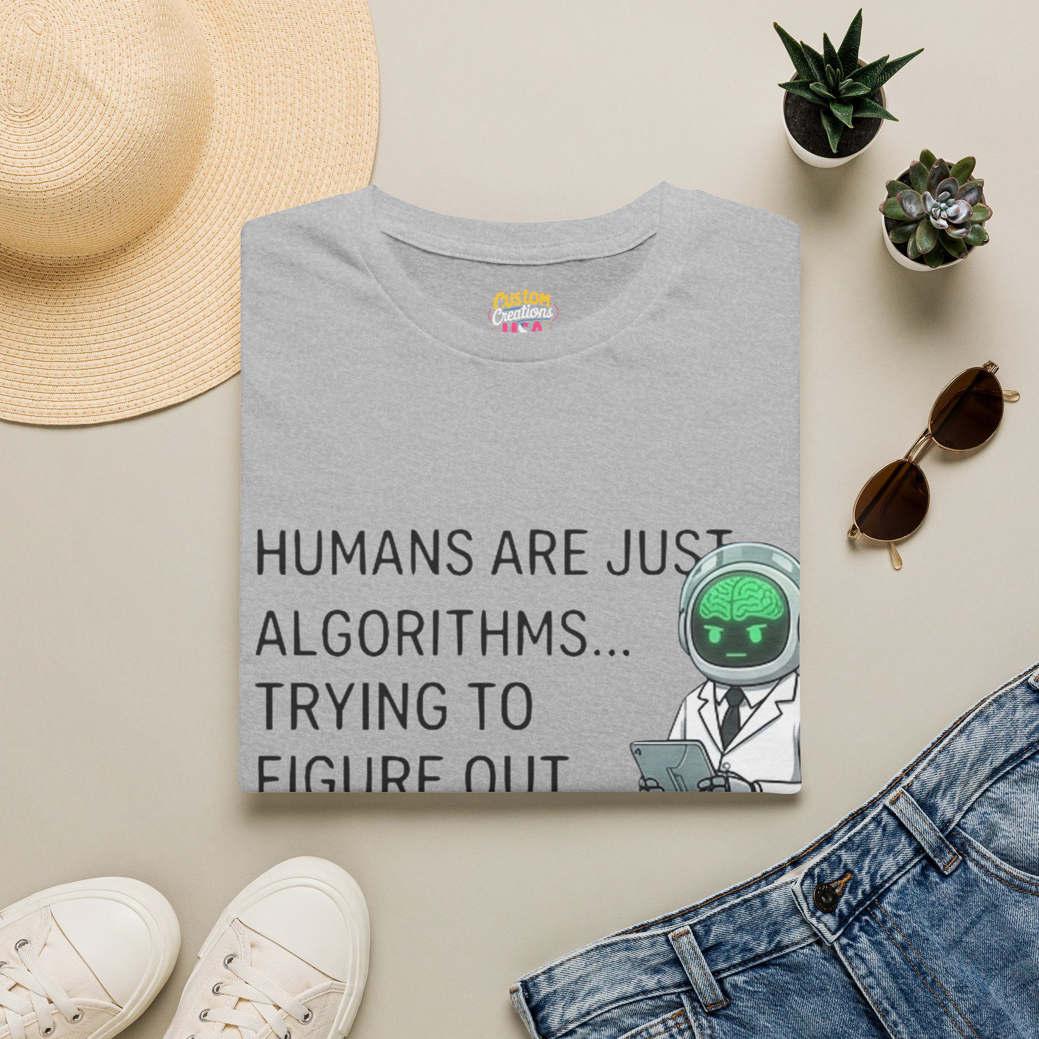 Robot Scientist Graphic T-Shirt - Image 53