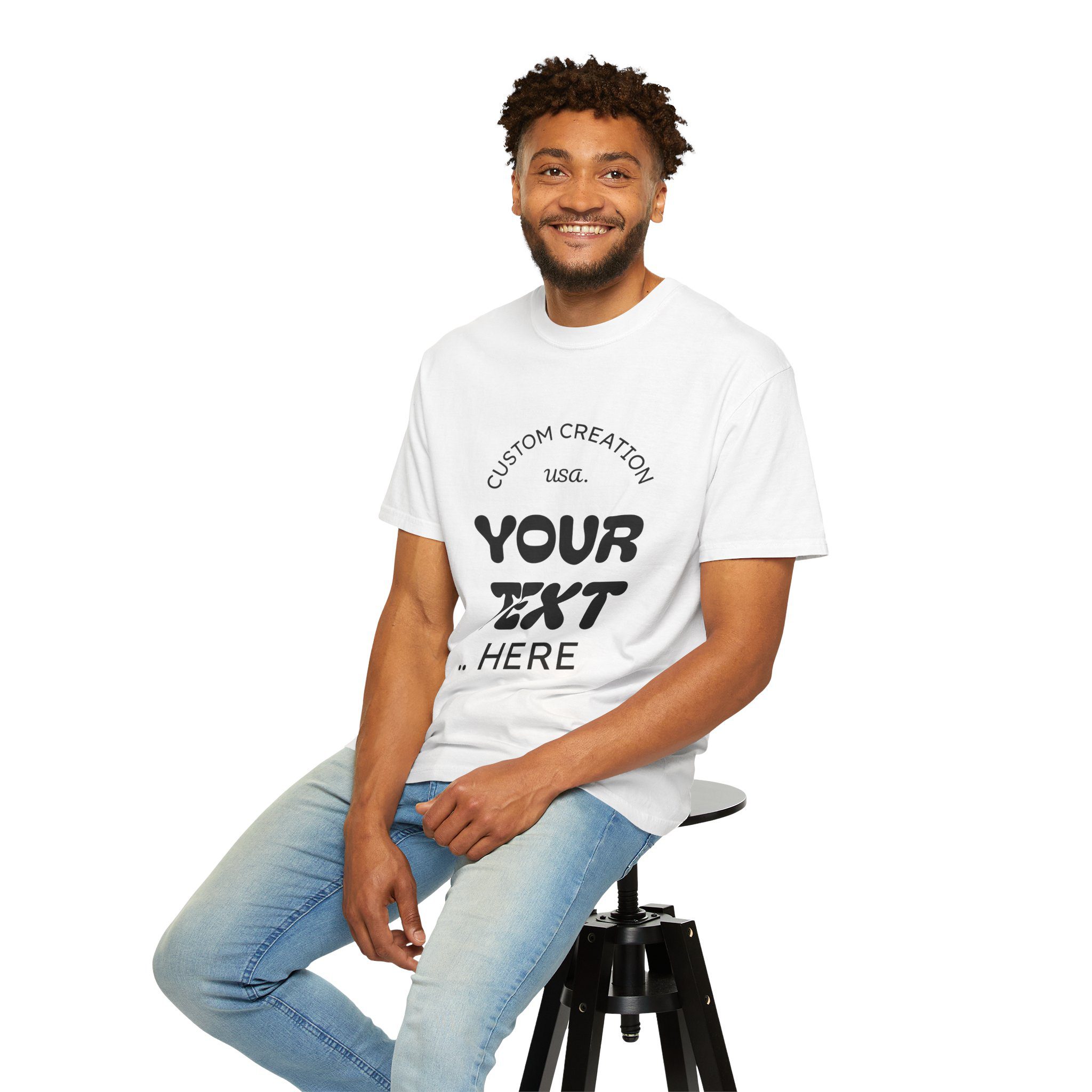 Custom Text T-Shirt — Personalized Graphic Tee (Add Your Text) - Image 14