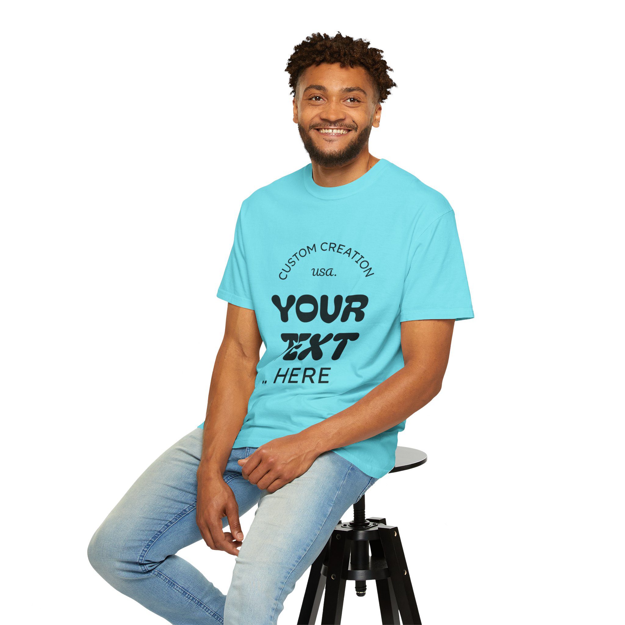Custom Text T-Shirt — Personalized Graphic Tee (Add Your Text) - Image 49