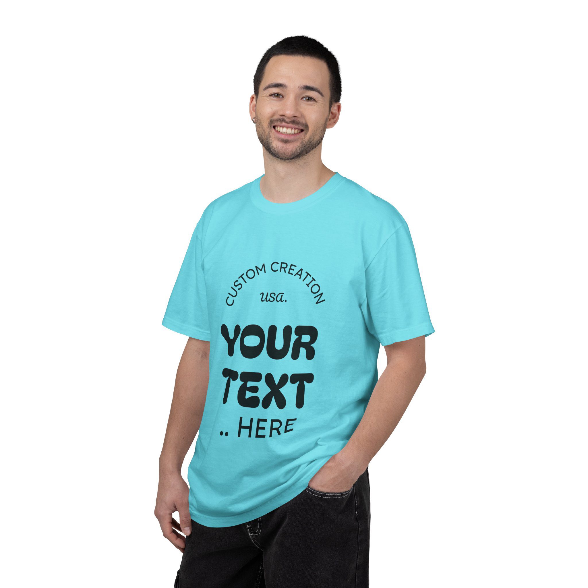 Custom Text T-Shirt — Personalized Graphic Tee (Add Your Text) - Image 48