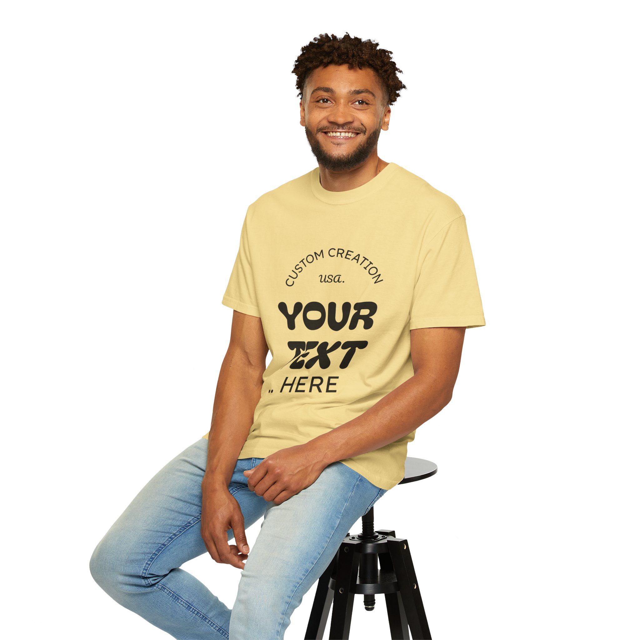 Custom Text T-Shirt — Personalized Graphic Tee (Add Your Text) - Image 7