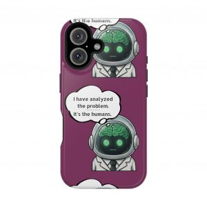 Robot Brain" Magnetic Impact-Resistant Case
