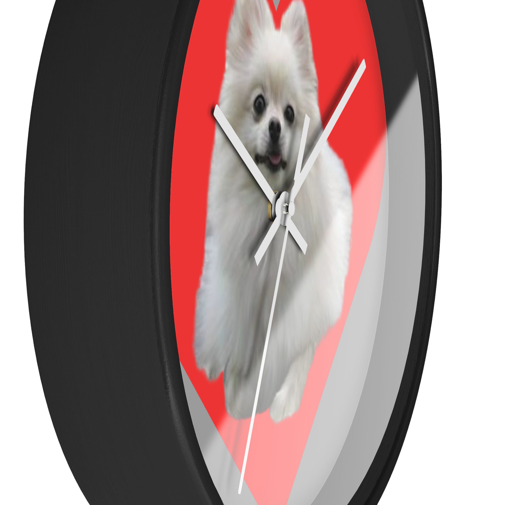 Pomeranian Heart Wall Clock - Image 5