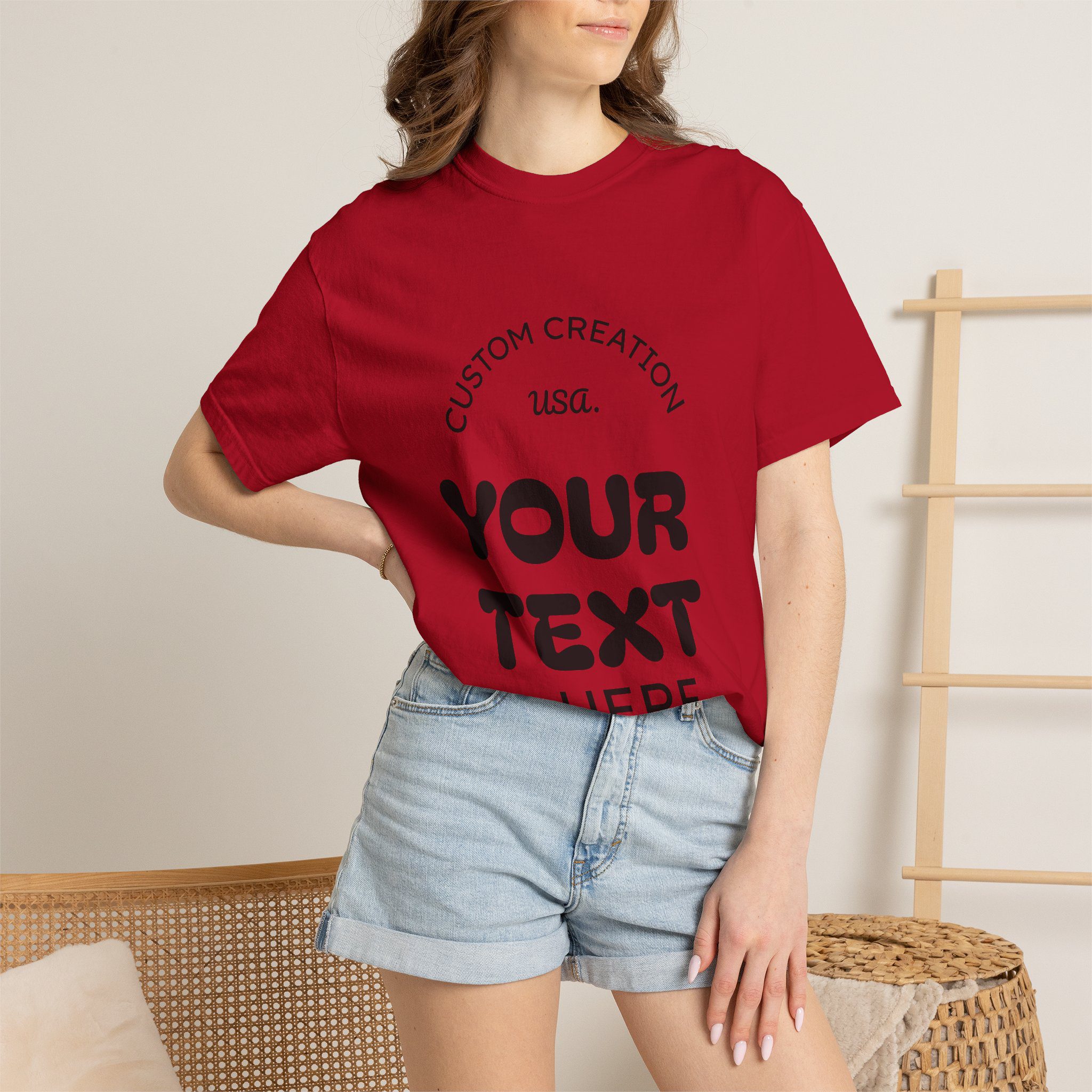 Custom Text T-Shirt — Personalized Graphic Tee (Add Your Text) - Image 74