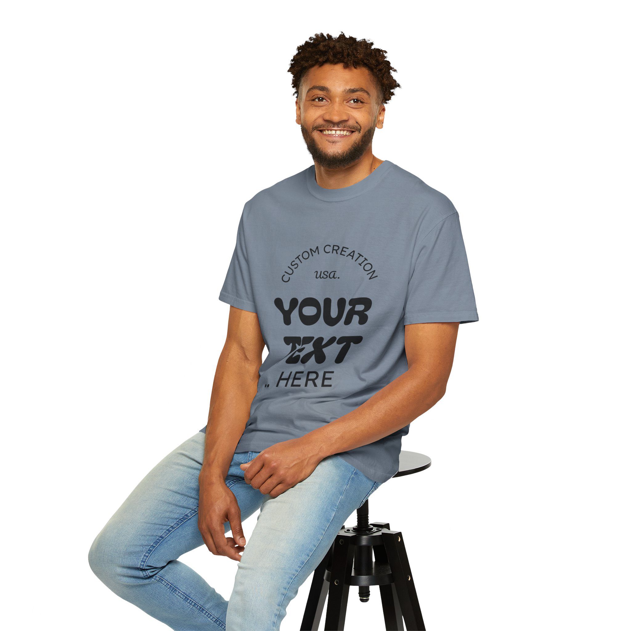 Custom Text T-Shirt — Personalized Graphic Tee (Add Your Text) - Image 56