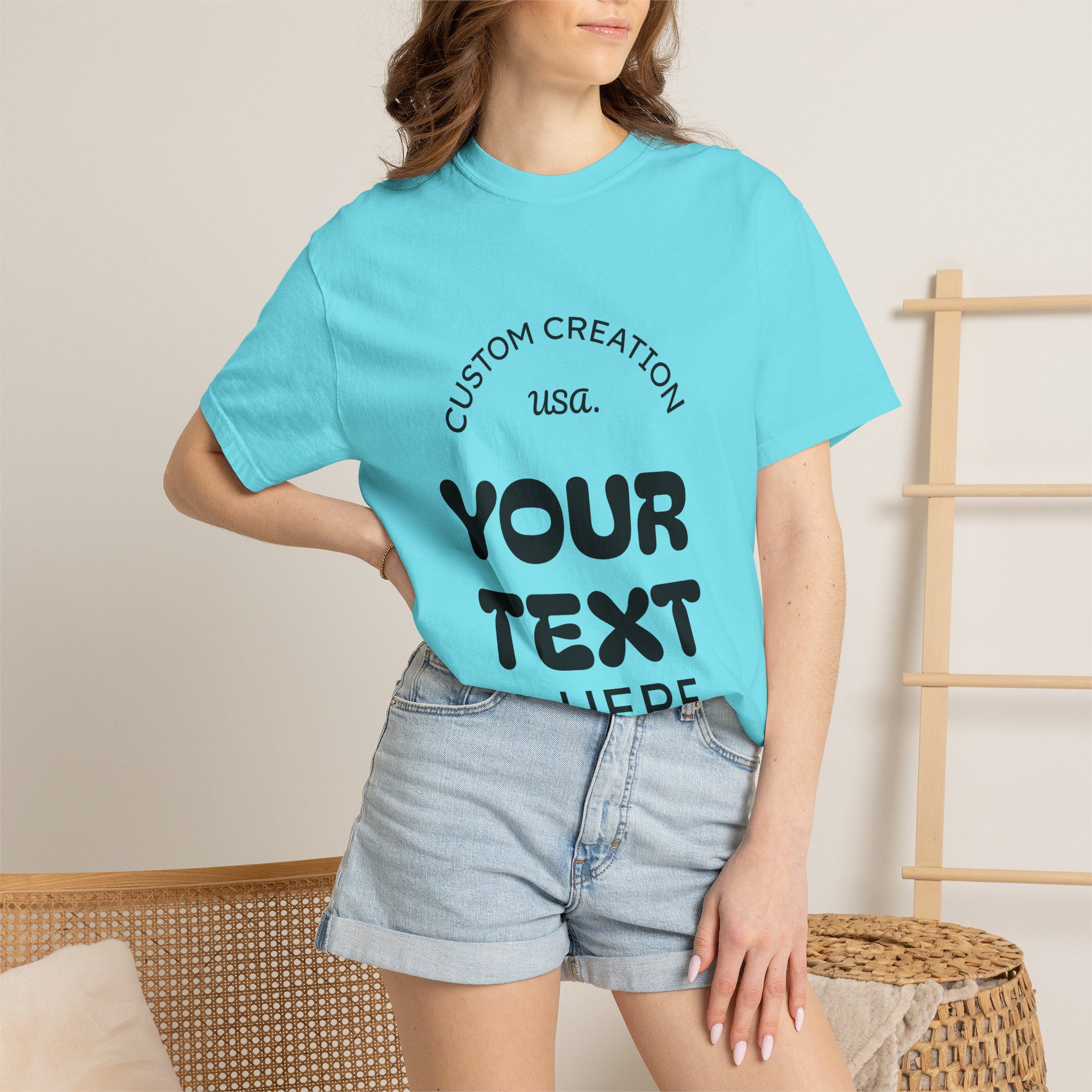 Custom Text T-Shirt — Personalized Graphic Tee (Add Your Text) - Image 46