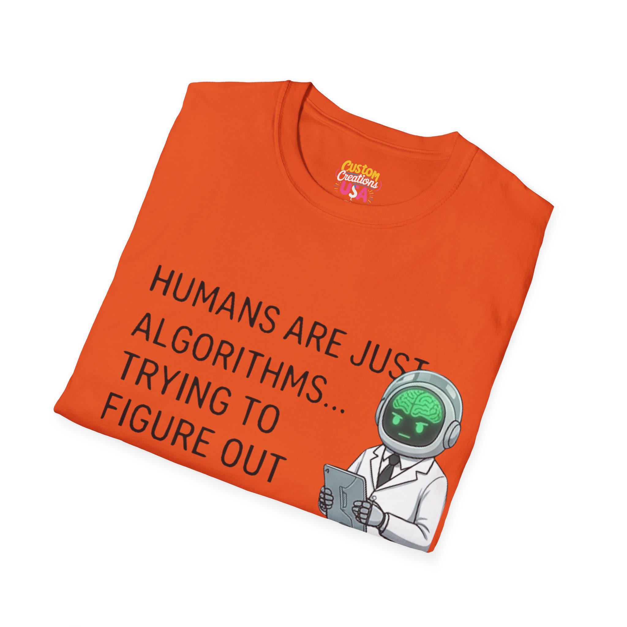 Robot Scientist Graphic T-Shirt - Image 72