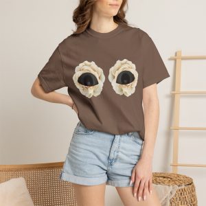 Surreal Floral Eyes T-Shirt — Vintage Rose Eye Graphic Tee